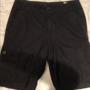 Old navy black cargo shorts